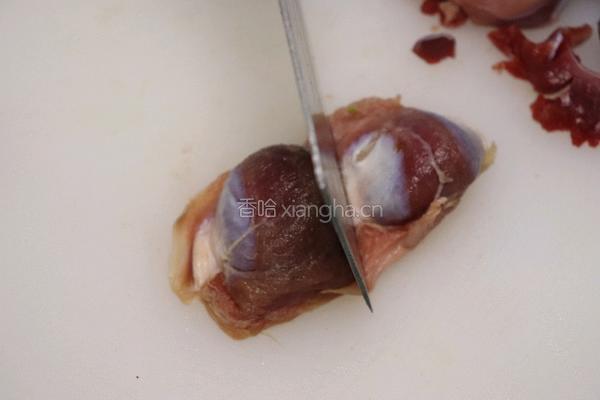 韩辣鸭胗拌面的做法图解2