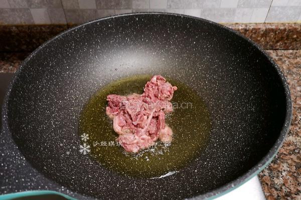 杏鲍菇炒牛肉的做法图解6