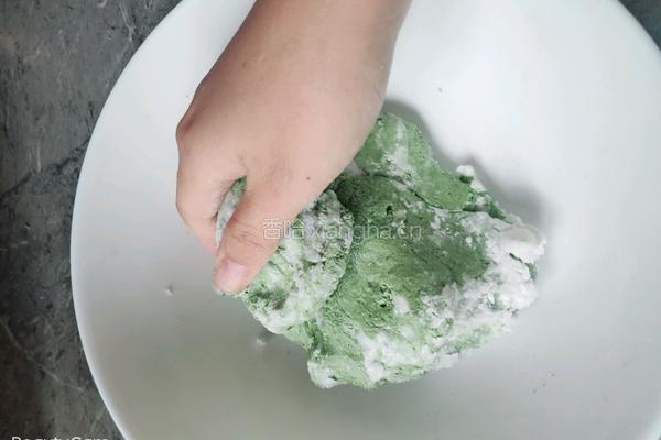 豆沙青团的做法图解5