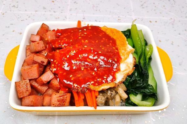 韩式拌饭的做法图解8