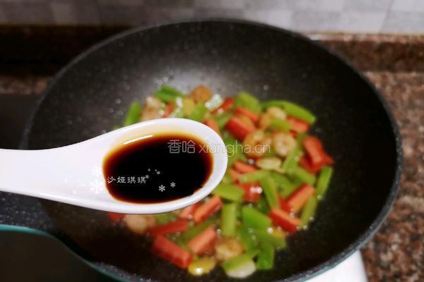 莴笋炒虾仁的做法图解11