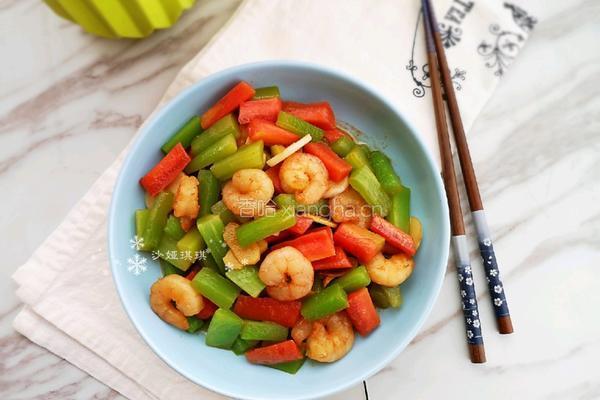 莴笋炒虾仁的做法图解15