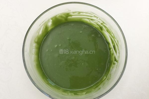 抹茶蜜豆蛋糕卷的做法图解6