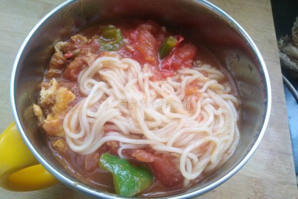 西红柿鸡蛋打卤面的做法图解7