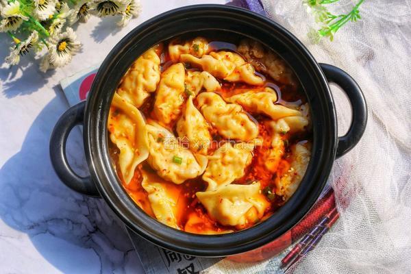 酸辣开胃的酸汤水饺的做法图解9