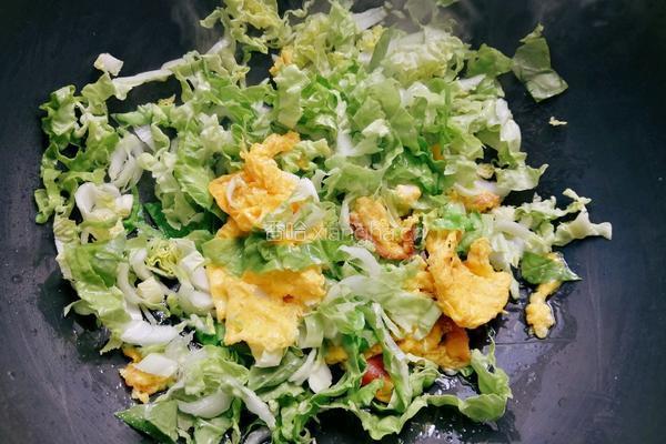 鸡蛋炒面的做法图解6