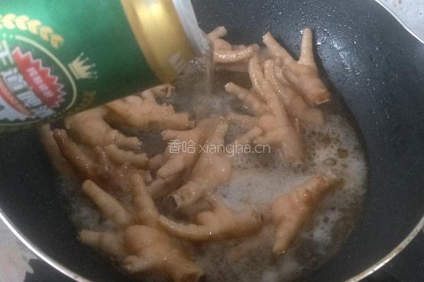 啤酒卤鸡爪的做法图解6