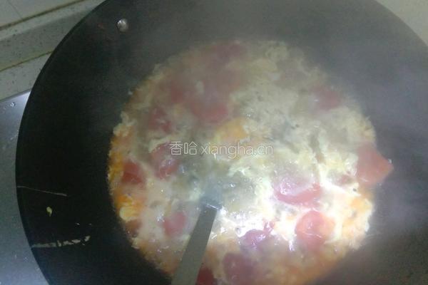番茄鸡蛋榨菜汤的做法图解5