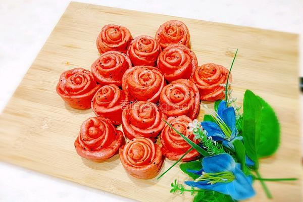 玫瑰花馒头的做法图解1