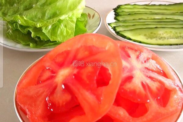 巨无霸牛肉汉堡的做法图解7
