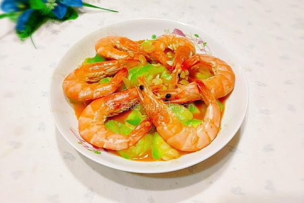 丝瓜炒南美白对虾的做法图解14
