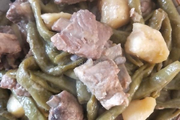 排骨炖豆角的做法图解6