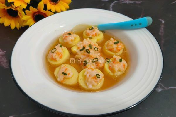 蒸虾仁樱肉豆腐的做法图解10