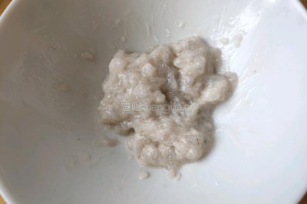 蒸虾仁樱肉豆腐的做法图解3