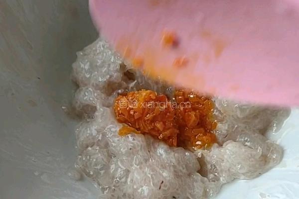 蒸虾仁樱肉豆腐的做法图解6