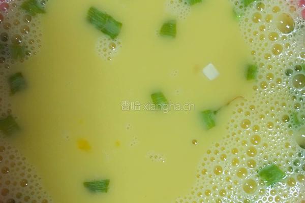 葱香蒸蛋(布丁口感)的做法图解2