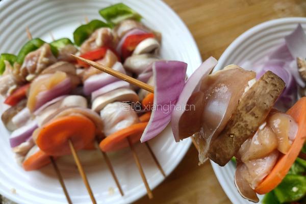 烤鸡腿肉串的做法图解10