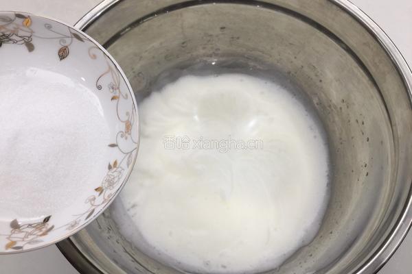 抹茶戚风蛋糕（六寸）的做法图解9