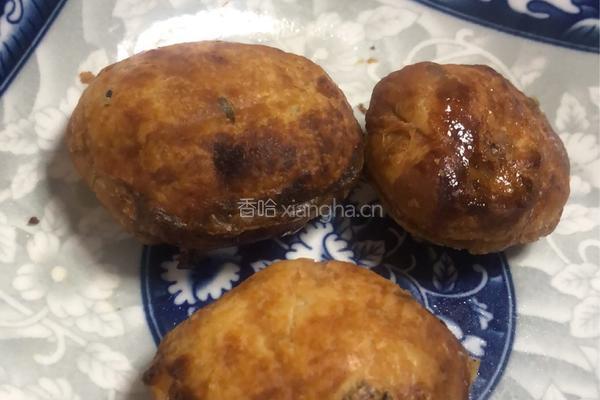 美味小吃红豆馅饼