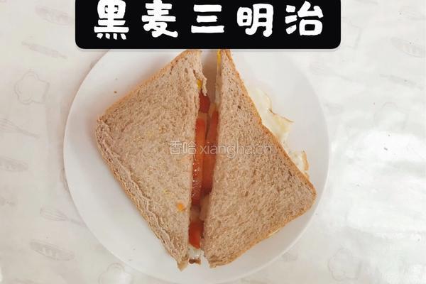 每天一道减脂餐：黑麦三明治