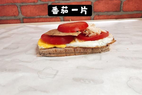 每天一道减脂餐：黑麦三明治的做法图解5