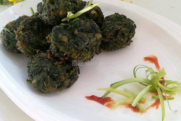 虾仁茼蒿丸的做法图解13