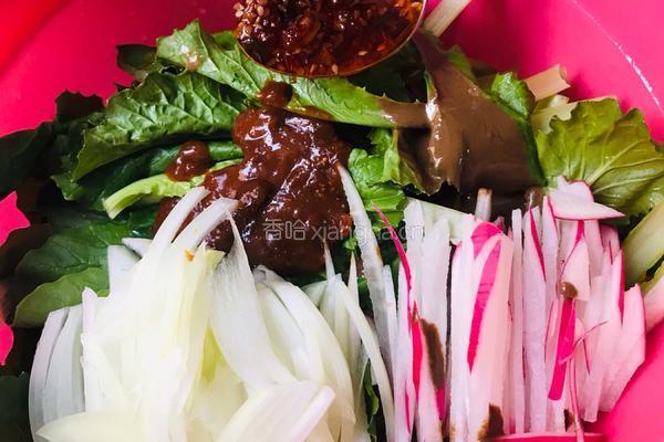 酱拌小白菜的做法图解5