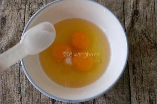 香椿芽煎蛋饼的做法图解5