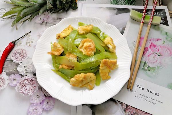 莴笋炒鸡蛋的做法图解12