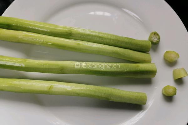 芦笋炒肉片的做法图解2
