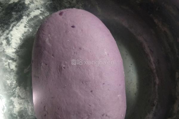 南瓜紫薯卷的做法图解3