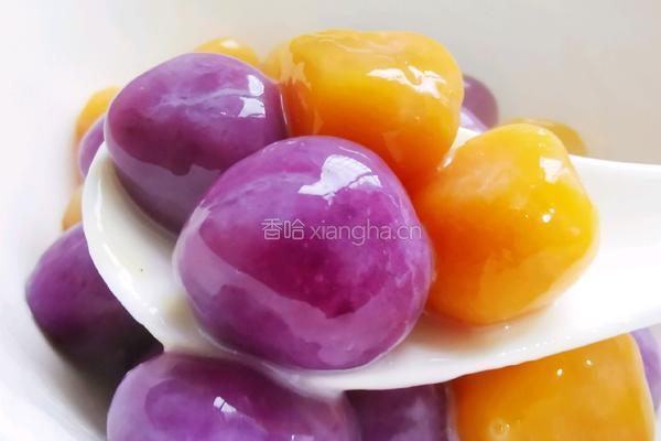 紫薯南瓜芋圆的做法图解14