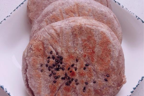 黑米芝麻饼的做法图解8