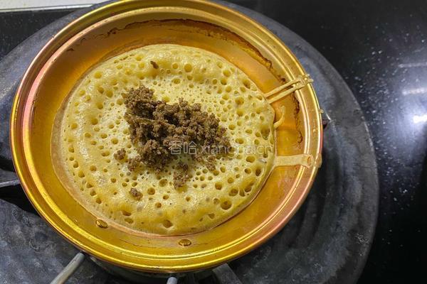 儿时的记忆，3步做成老成都蛋烘糕的做法图解4
