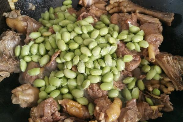 毛豆烧土公鸡的做法图解6