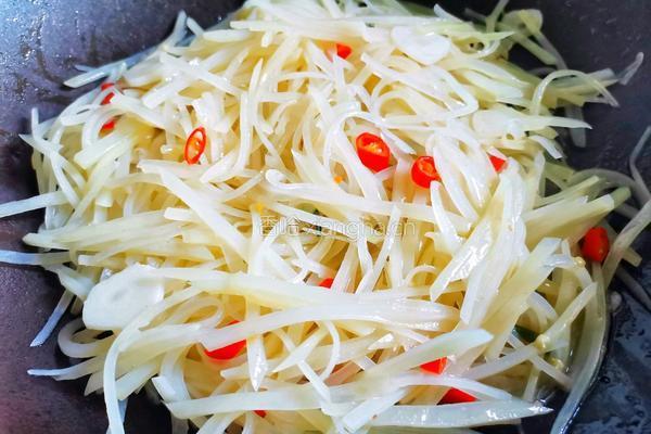 醋溜土豆丝的做法图解10