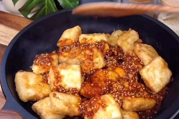孜然豆腐的做法图解5