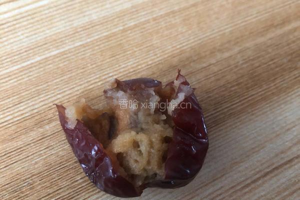 红枣豆馅切糕的做法图解4