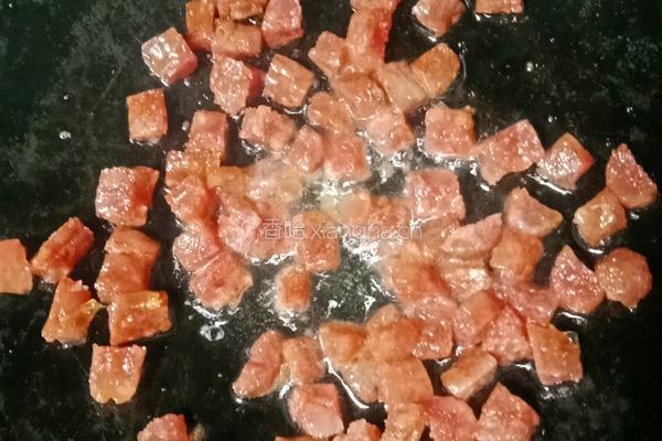 豌豆炒腊肠的做法图解7