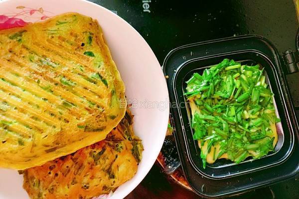 春韭鸡蛋煎饼的做法图解12