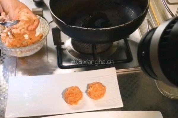 菜心莲藕饼的做法图解6