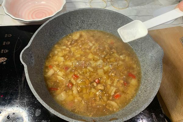土豆肉沫拌饭的做法图解8