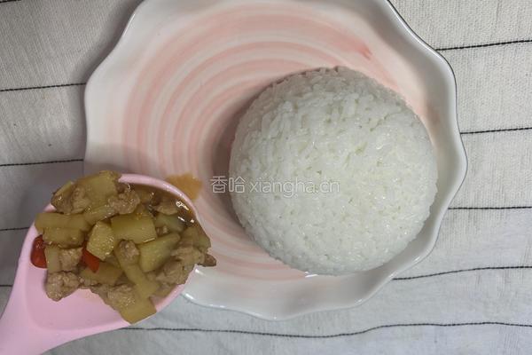 土豆肉沫拌饭的做法图解11