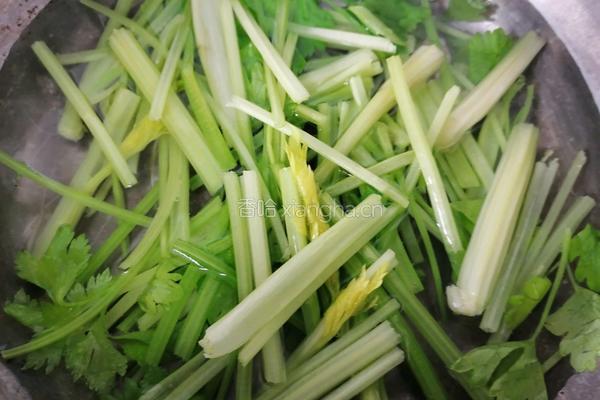 芹菜拌腐竹的做法图解4