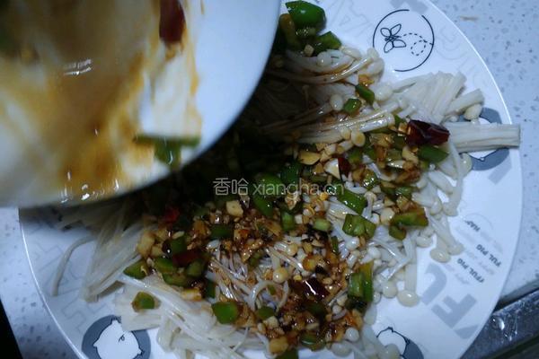 油泼金针菇的做法图解10