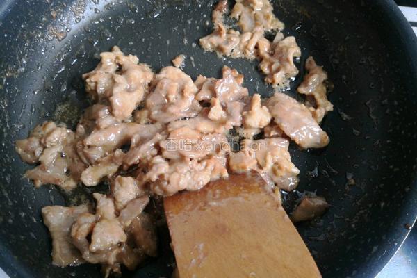 肉片炒苦瓜的做法图解8