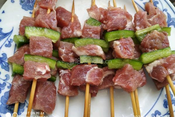 烧烤牛肉串的做法图解3
