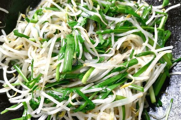 韭菜炒豆芽的做法图解7