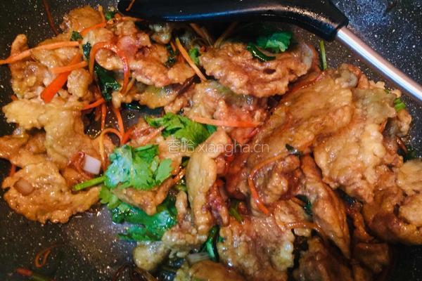 锅包肉的做法图解12