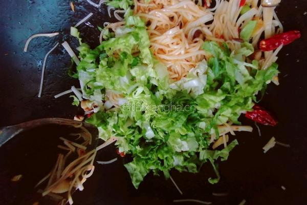 素炒饵丝的做法图解4